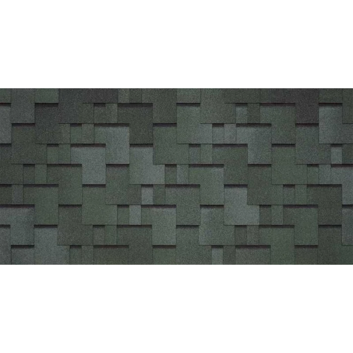 Гибкая черепица Тегола Business LAZIO Базальтовый гранулят Verde 474