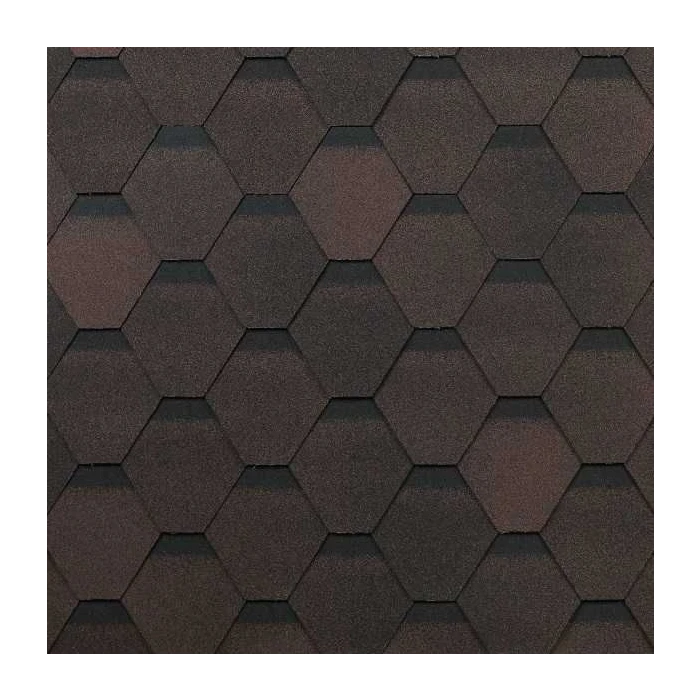 Гибкая черепица Технониколь Шинглас Оптима Коричневый