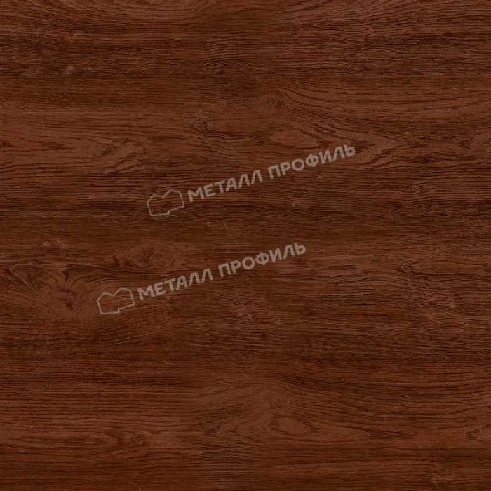 Планка карнизного свеса 200х30х2000 (ECOSTEEL-01-МореныйДуб-0.5)