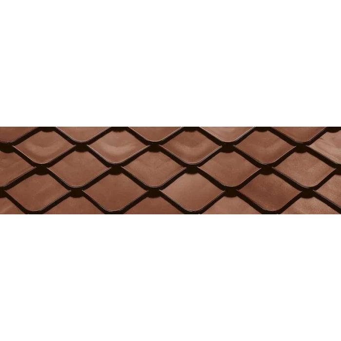 Керамическая черепица Braas Изумруд Глазурь каштан