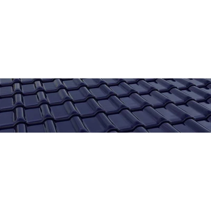 Керамическая черепица Braas Рубин 13V Топ-глазурь синий бриллиант