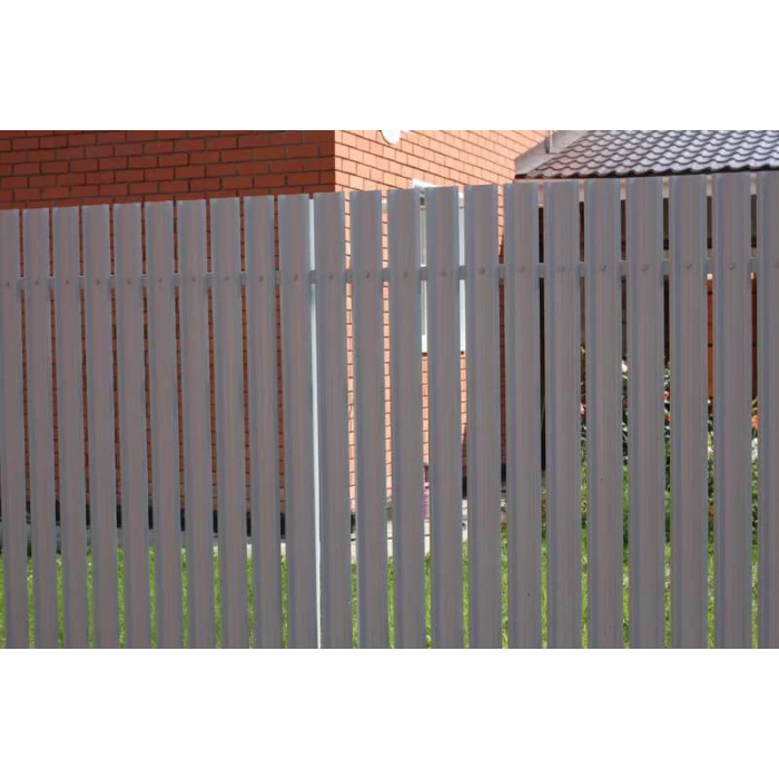 Штакетник М-образный В Grand Line 0,5 Satin RAL 7024 Мокрый Асфальт